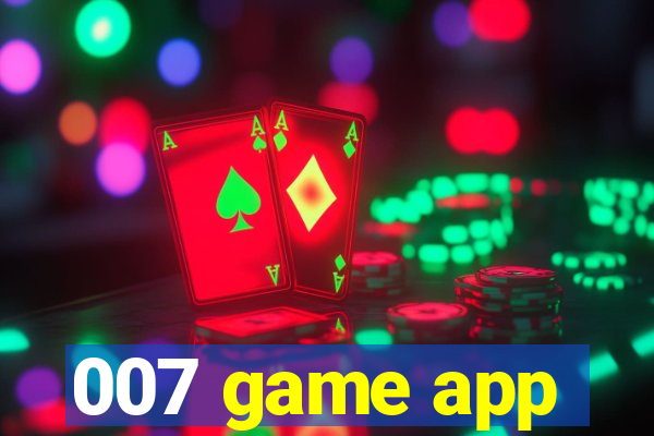 007 game app